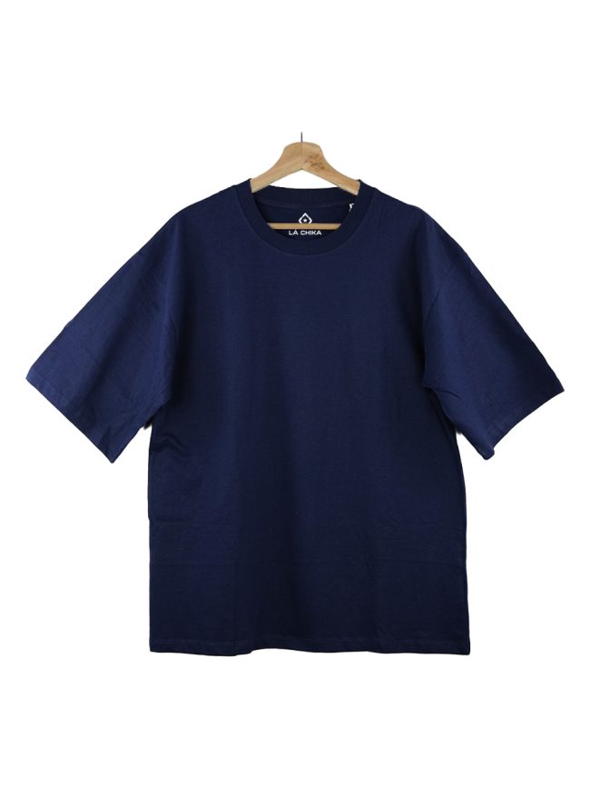 The Big Vibe Oversized - Navy Blue Tee - Image 2