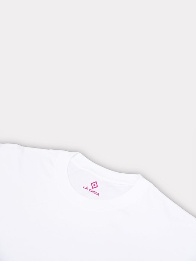 The Big Vibe Oversized - White Tee - Image 2