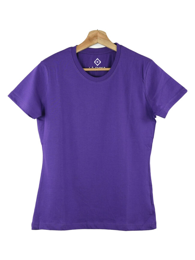 Timeless Trim Crew - Purple Tee - Image 2