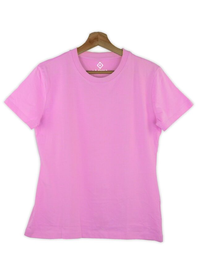 Timeless Trim Crew - Candy Pink Tee - Image 2
