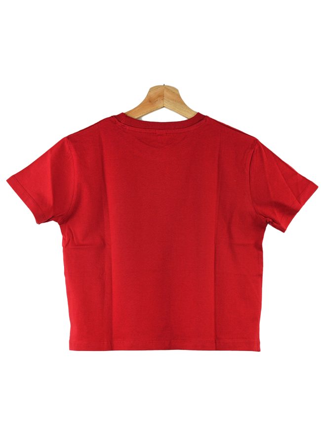 Effortless Chic - Red Crop Top - Image 3