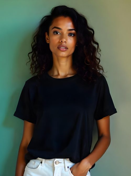 Perfect Slim Fit - Black Tee