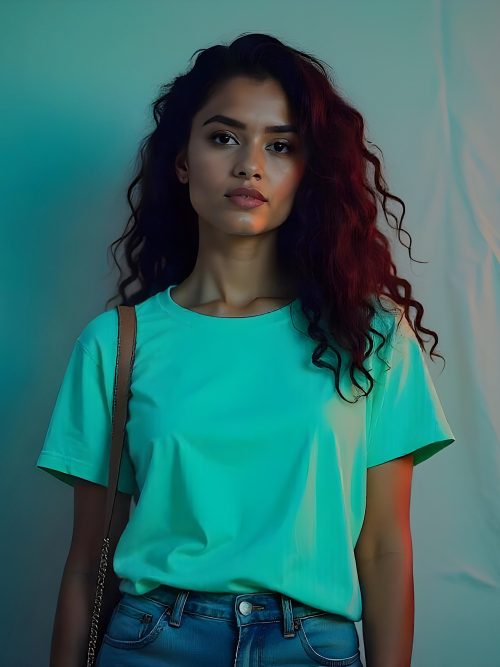 Perfect Slim Fit - Mint Green Tee