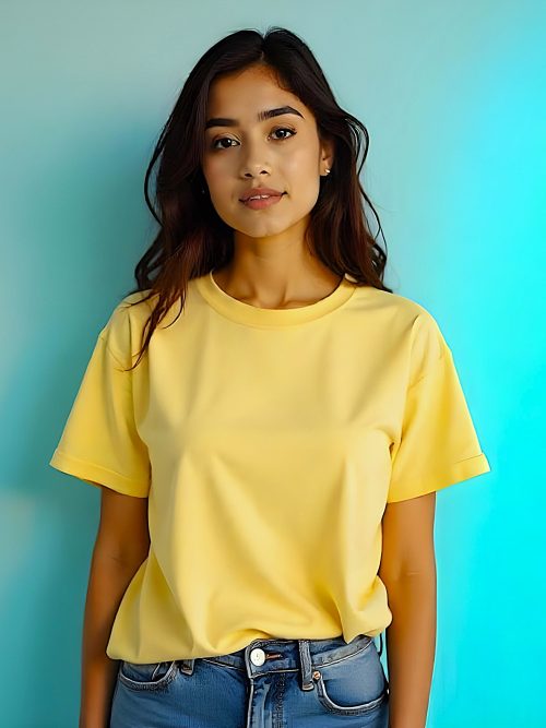 Easy Fit Essenitial - Yellow Tee