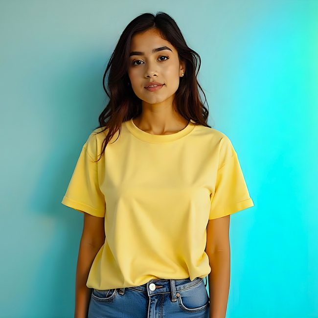 Easy Fit Essenitial - Yellow Tee