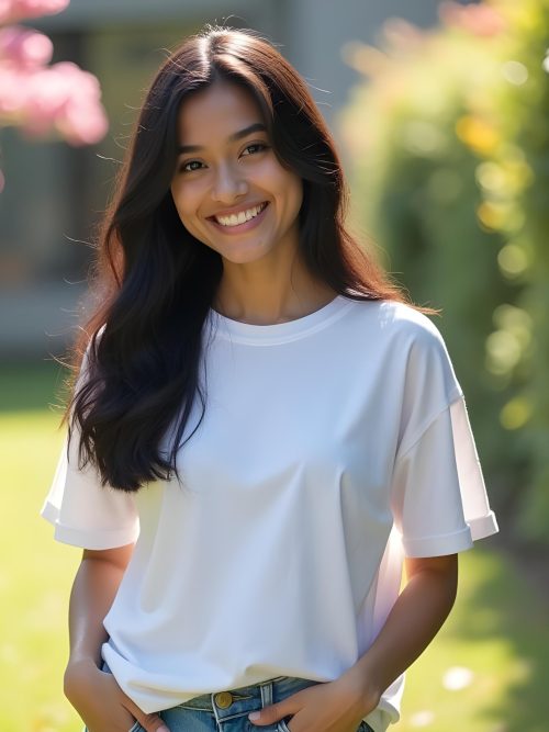 Easy Fit Essential - White Tee