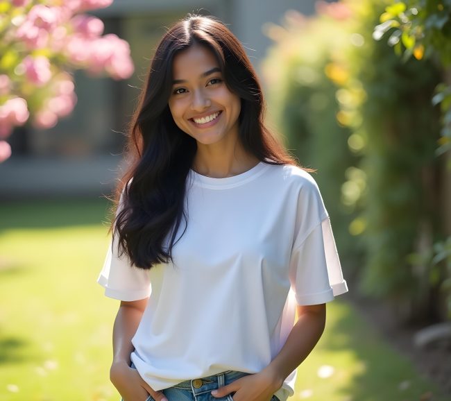 Easy Fit Essential - White Tee