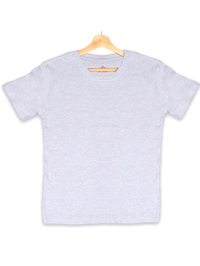Easy Fit Essenitial - White Grey Heather Tee - Image 2