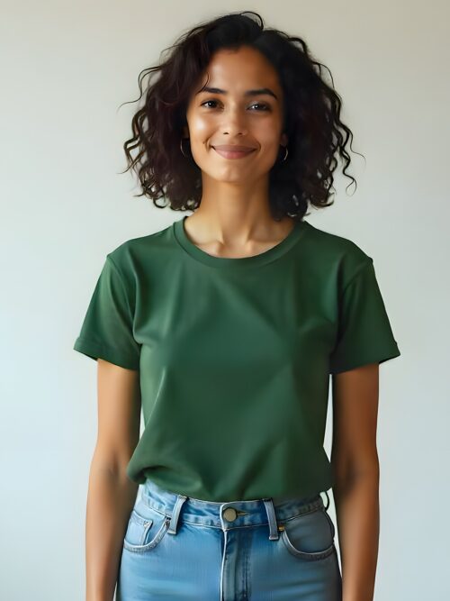 Easy Fit Essential - Bottle Green Tee