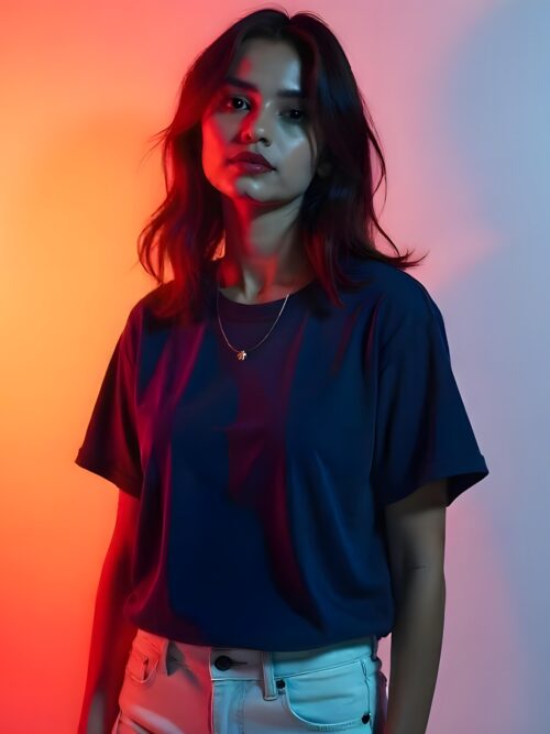 Perfect Slim Fit - Navy Blue Tee