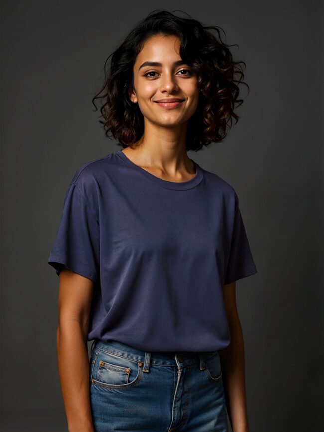 Perfect Slim Fit - Navy Heather Tee