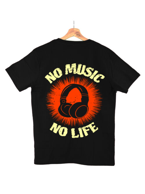 Urban Graphic Tee – No Music No Life