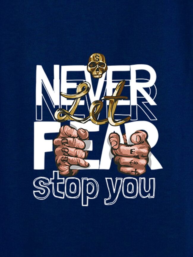 Urban Graphic Tee – Never Let Fear Stop You - Image 3