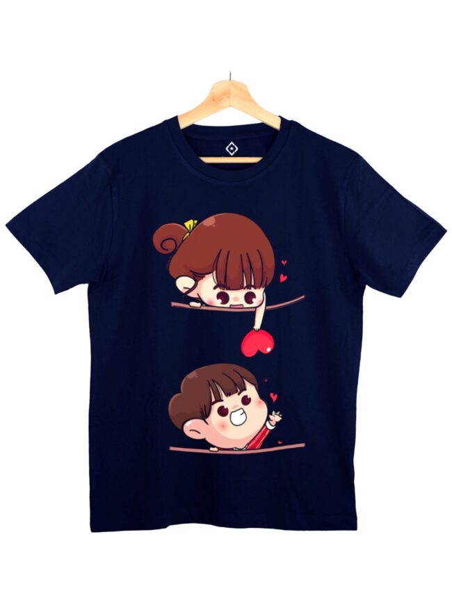 Love Speaks in Details- Navy Blue Tee