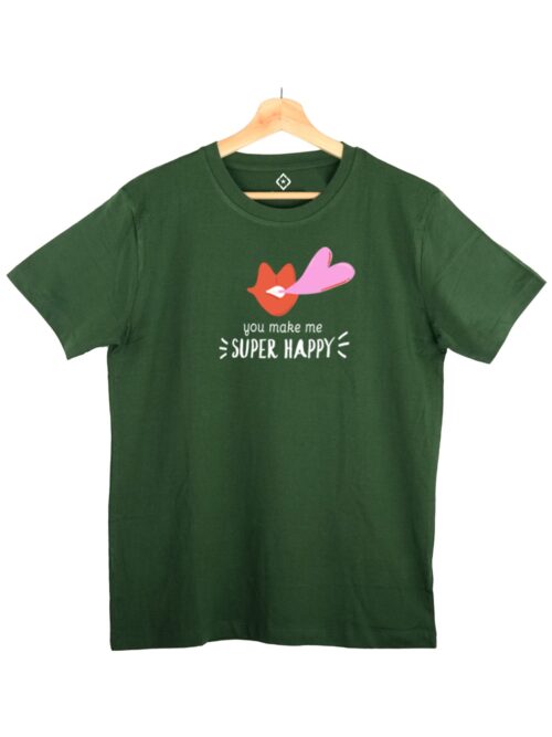 Love Speaks in Details- Bottle Green Tee
