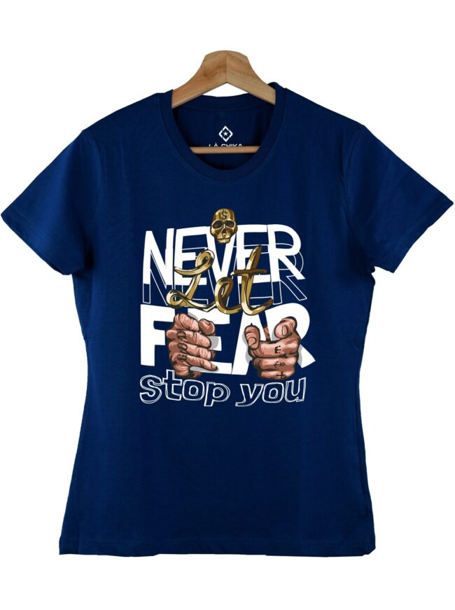 Urban Graphic Tee – Never Let Fear Stop You