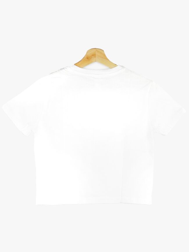 Love Speaks in Details- White Crop Top - Image 2