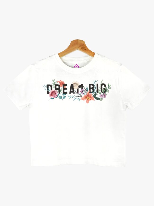 Love Speaks in Details- White Crop Top